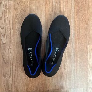 Rothy's Black and Blue Women's Flats
